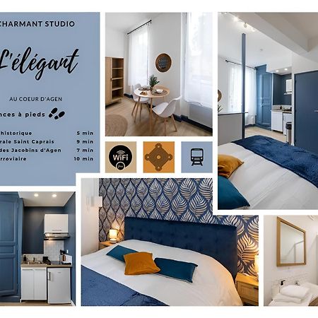 L'Elegant, Charmant Studio Hyper Centre Gare 800M Agen Bagian luar foto